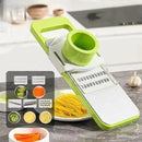 5-in-1 Multi-Functional Vegetable Slicer & Cutter (Stainless Steel Blades)