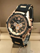 Men's Imported Quality Watch With Textured Strap