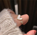 Heart Design Adjustable Ring