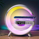 Digital Timmer Clock G Lamp Smart Light With Wireless Fast Charging And Speaker