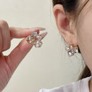 Crystal Sparkling Korean Earrings – Elegant Shine