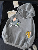 Fleece Printed Hoodie For Women's and Men's